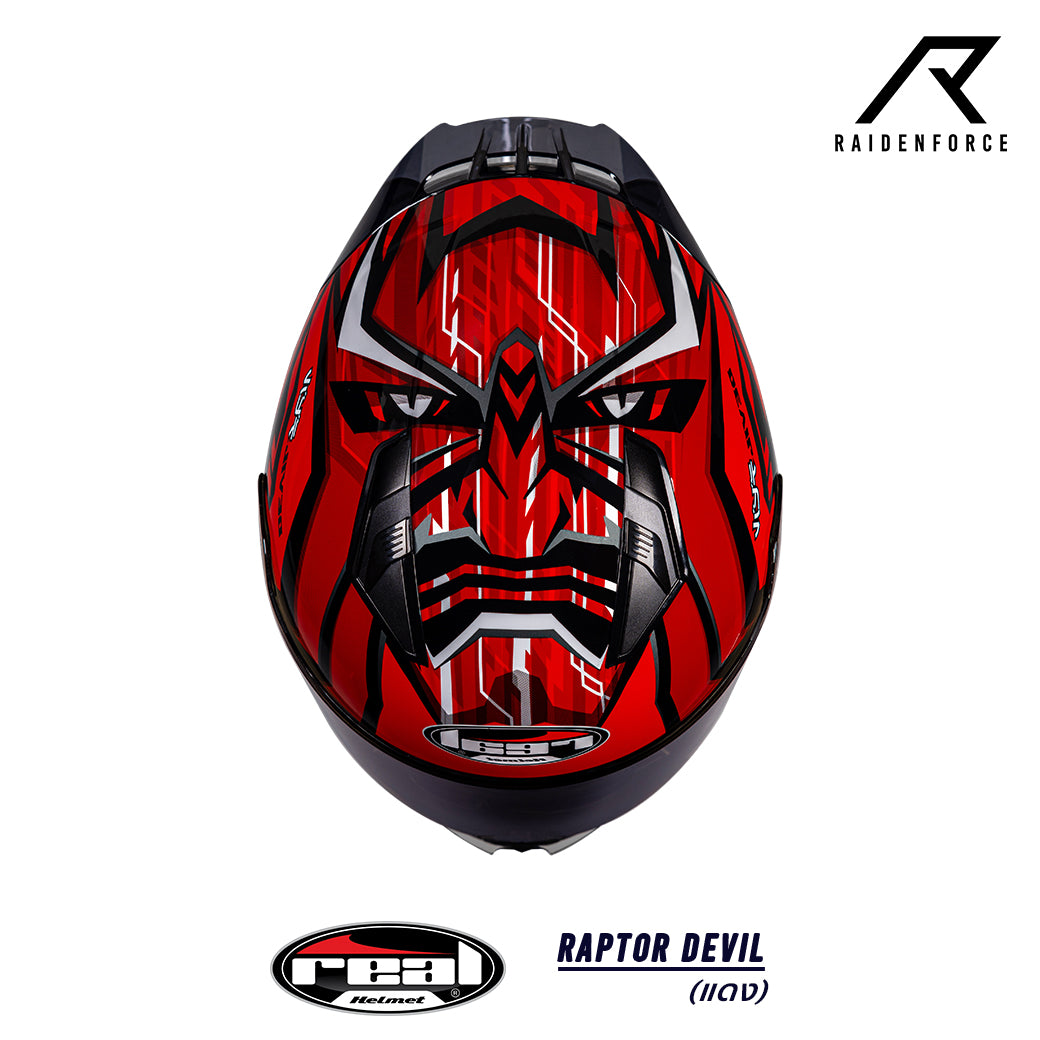 REAL Helmet Raptor Devil Red