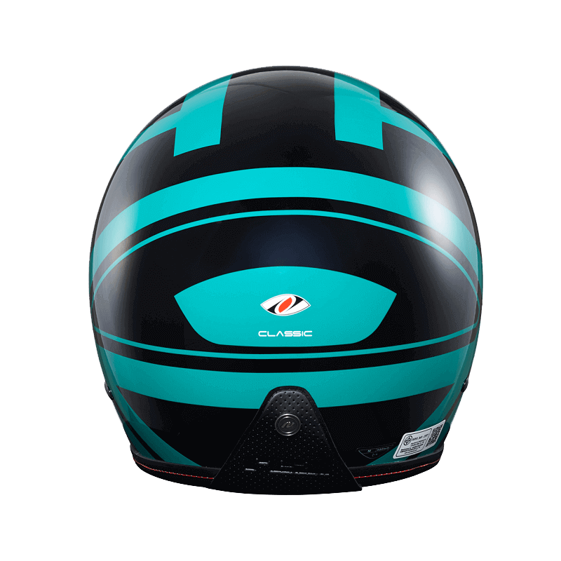 หมวกกันน็อค REAL Helmet Vintage I Classic ดำเขียว