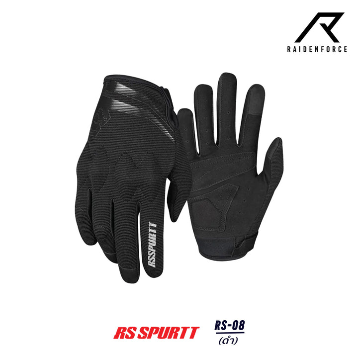 RS SPURTT RS-08 cloth gloves, black