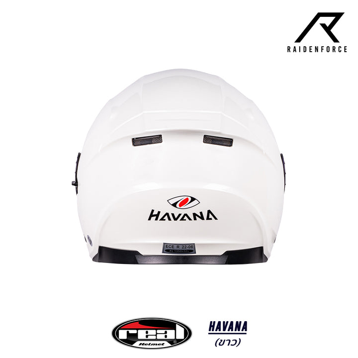 Real Helmet Havana White Helmet