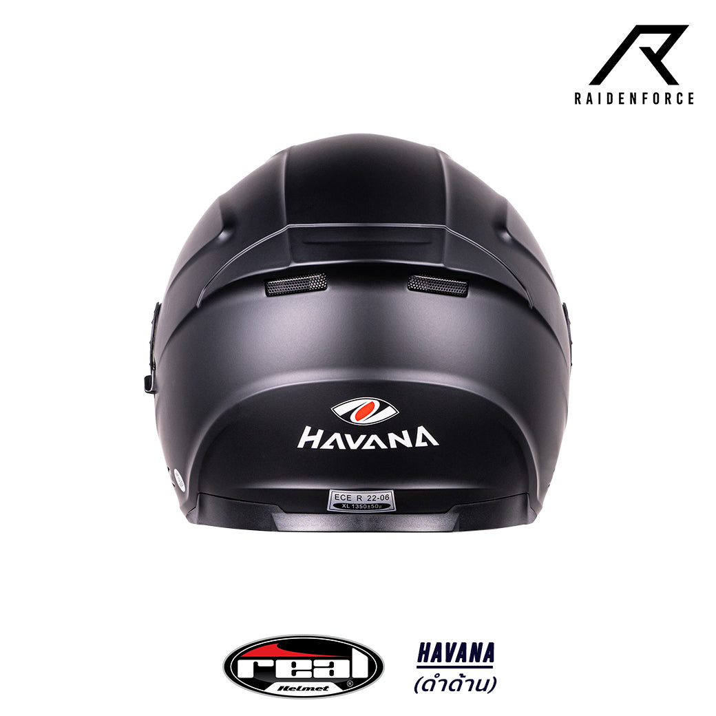 Real Helmet Havana, matte black