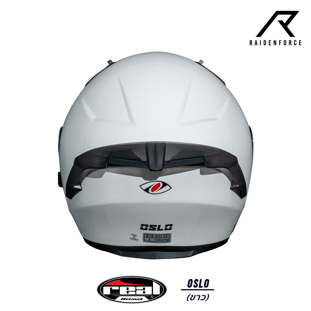 Real Helmet Oslo White Helmet