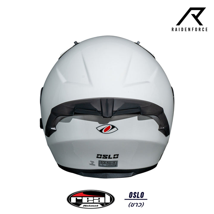 Real Helmet Oslo White Helmet