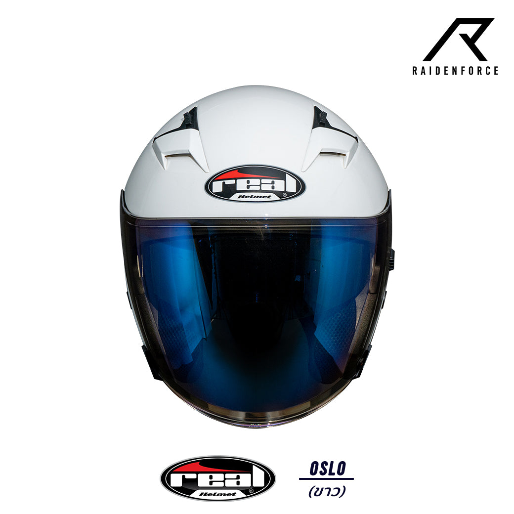 Real Helmet Oslo White Helmet