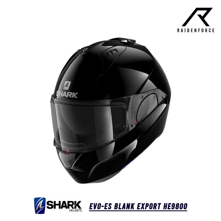 SHARK EVO-ES BLANK EXPORT HE9800 helmet, glossy black