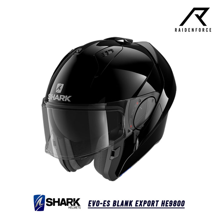 SHARK EVO-ES BLANK EXPORT HE9800 helmet, glossy black