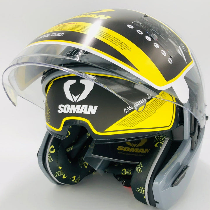 SOMAN Helmet - SM527 Grey