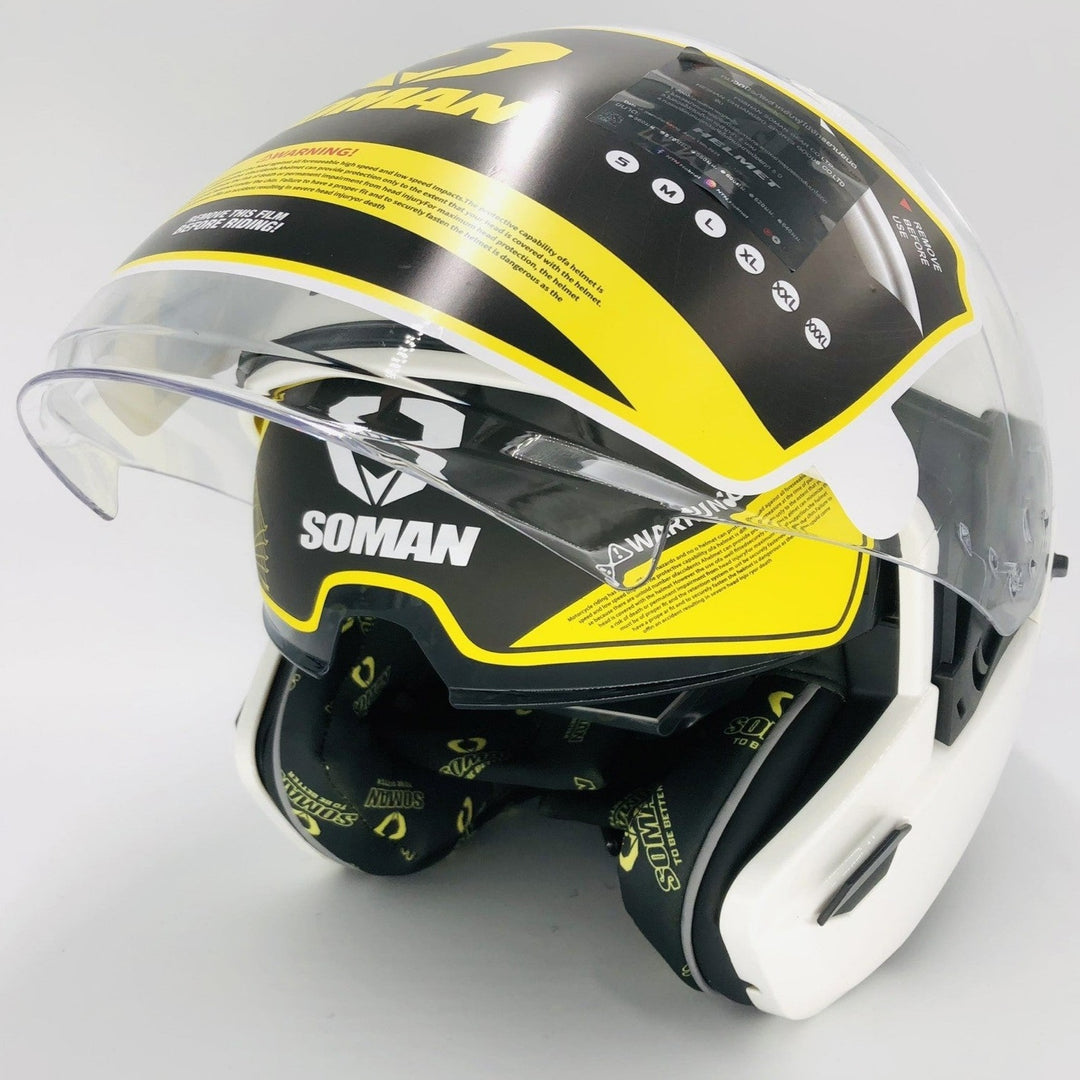 SOMAN Helmet - SM527 White