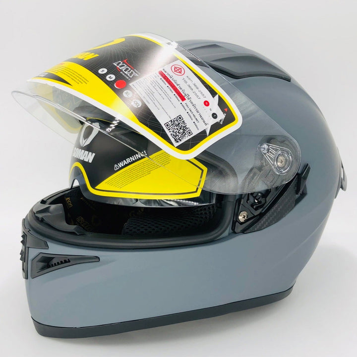 SOMAN Helmet - SM960 Plain Color, matte grey