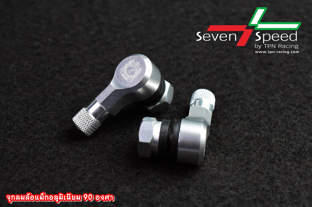 Sevenspeed aluminum air valve, 90 degree bend