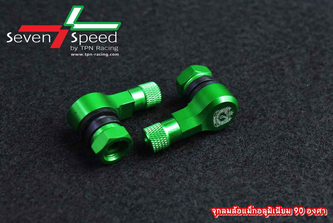 Sevenspeed aluminum air valve, 90 degree bend