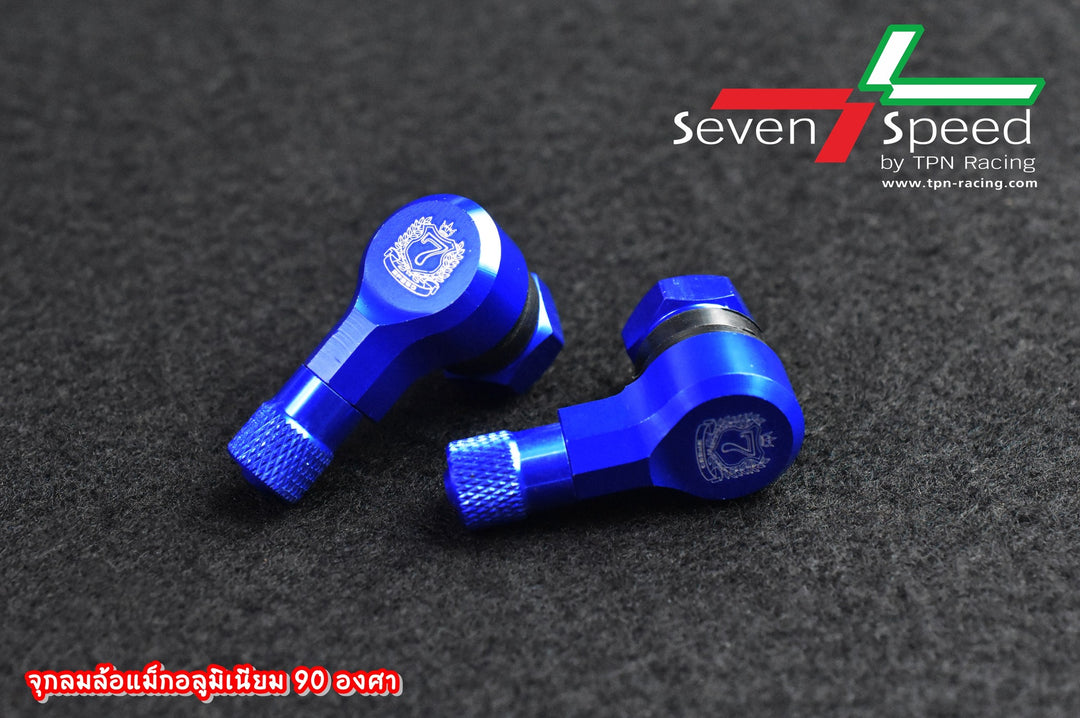 Sevenspeed aluminum air valve, 90 degree bend