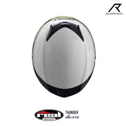 หมวกกันน็อค REAL Helmets Thunder พื้น ขาว