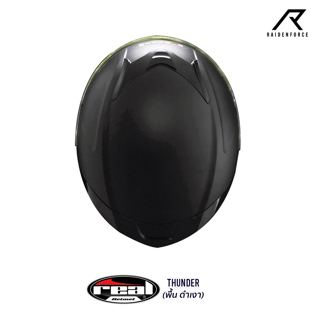 REAL Helmet Thunder, matte black base