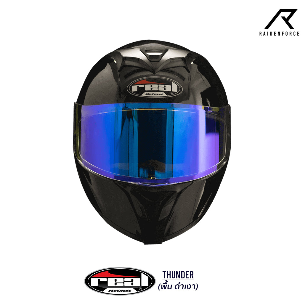 REAL Helmet Thunder, black base