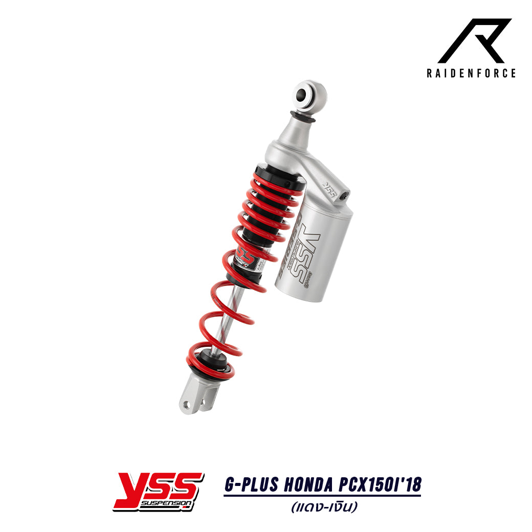 Shock YSS G-Plus Honda PCX150i'18 color red/silver