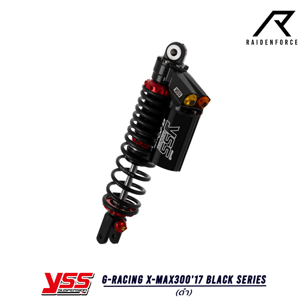 Shock YSS G-Racing Yamaha X-max300'17 Black series, color black/black
