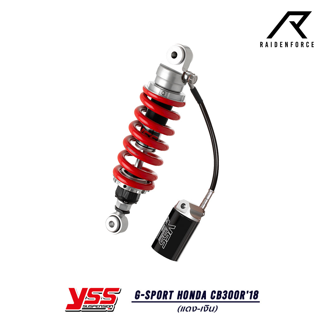 โช้ค YSS G-Sport Honda CB300R'18  สี แดง/เงิน
