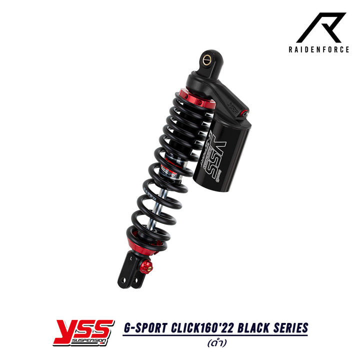 Shock YSS G-Sport Honda Click160'22 Black series color black/black