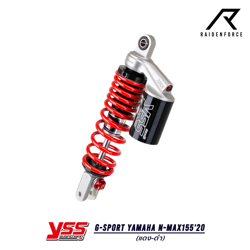โช้ค YSS G-Sport Yamaha N-max155'20  สี แดง/ดำ