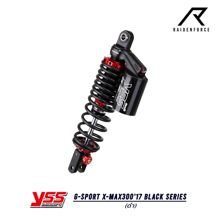โช้ค YSS G-Sport Yamaha X-max300'17 Black series สี ดำ/ดำ