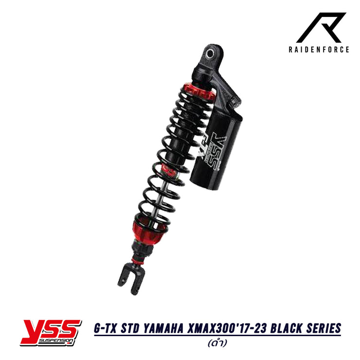 โช้ค YSS G-TX Yamaha Xmax300'17-23 Black series สีดำ