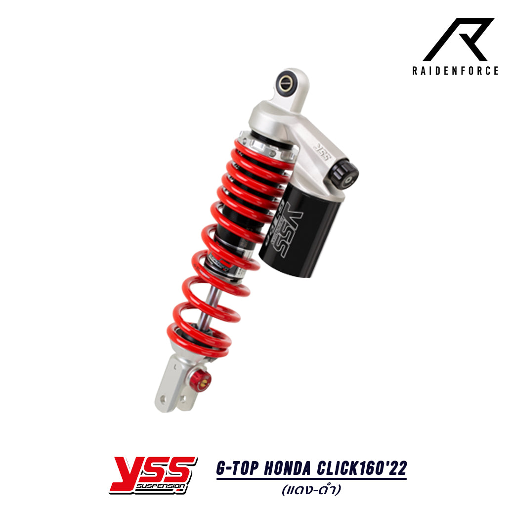 โช้ค YSS G-Top Honda Click160'22  สี แดง/ดำ