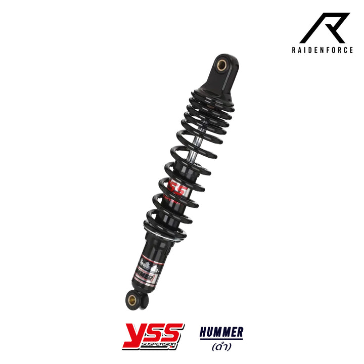 YSS Hummer Honda Wave shock, black/black