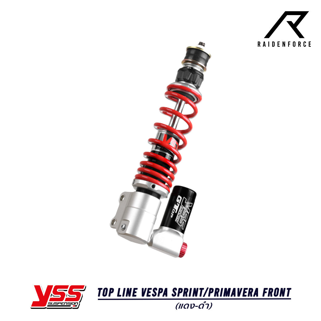 Shock YSS Top line Vespa Sprint/Primavera Front color red/black