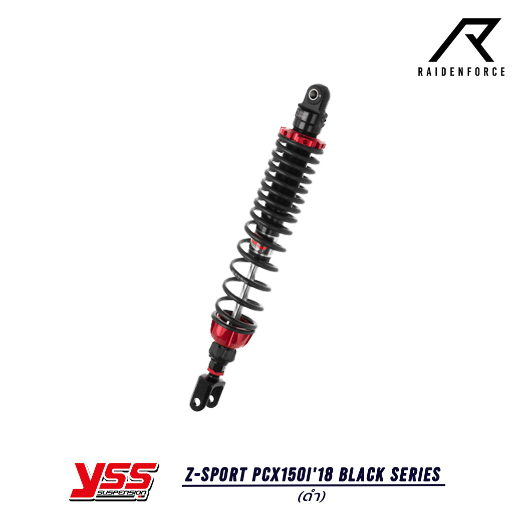 โช้ค YSS Z-Sport Honda PCX150i'18 Black series สี ดำ/ดำ