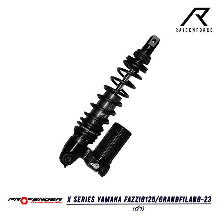 Shock PROFENDER X-Series FAZZIO125/GRANDFILANO'23, black color