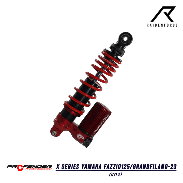 Shock PROFENDER X-Series FAZZIO125/GRANDFILANO'23, red color