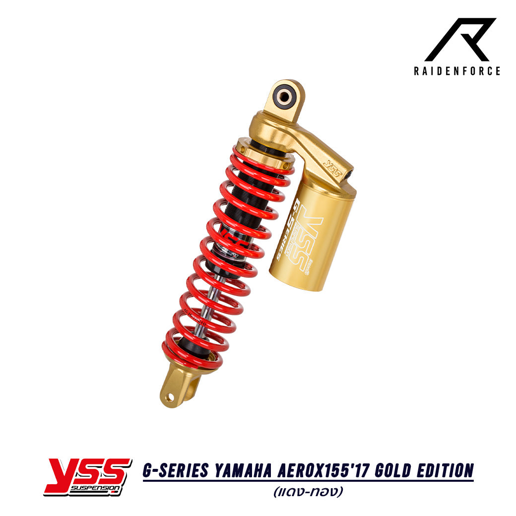 Shock YSS G-Series Yamaha Aerox155'17 Gold Edition color red/gold