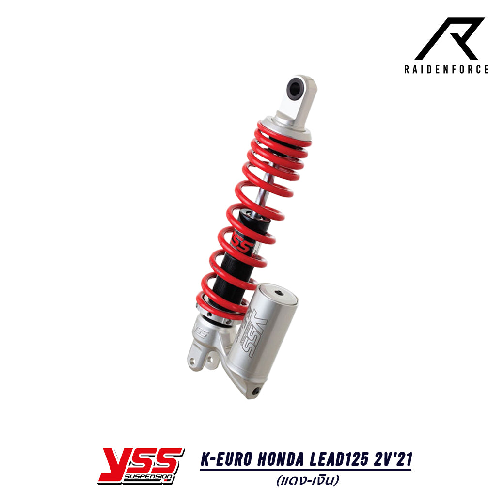 Shock YSS K-Euro Honda Lead125 2V'21 color red/silver