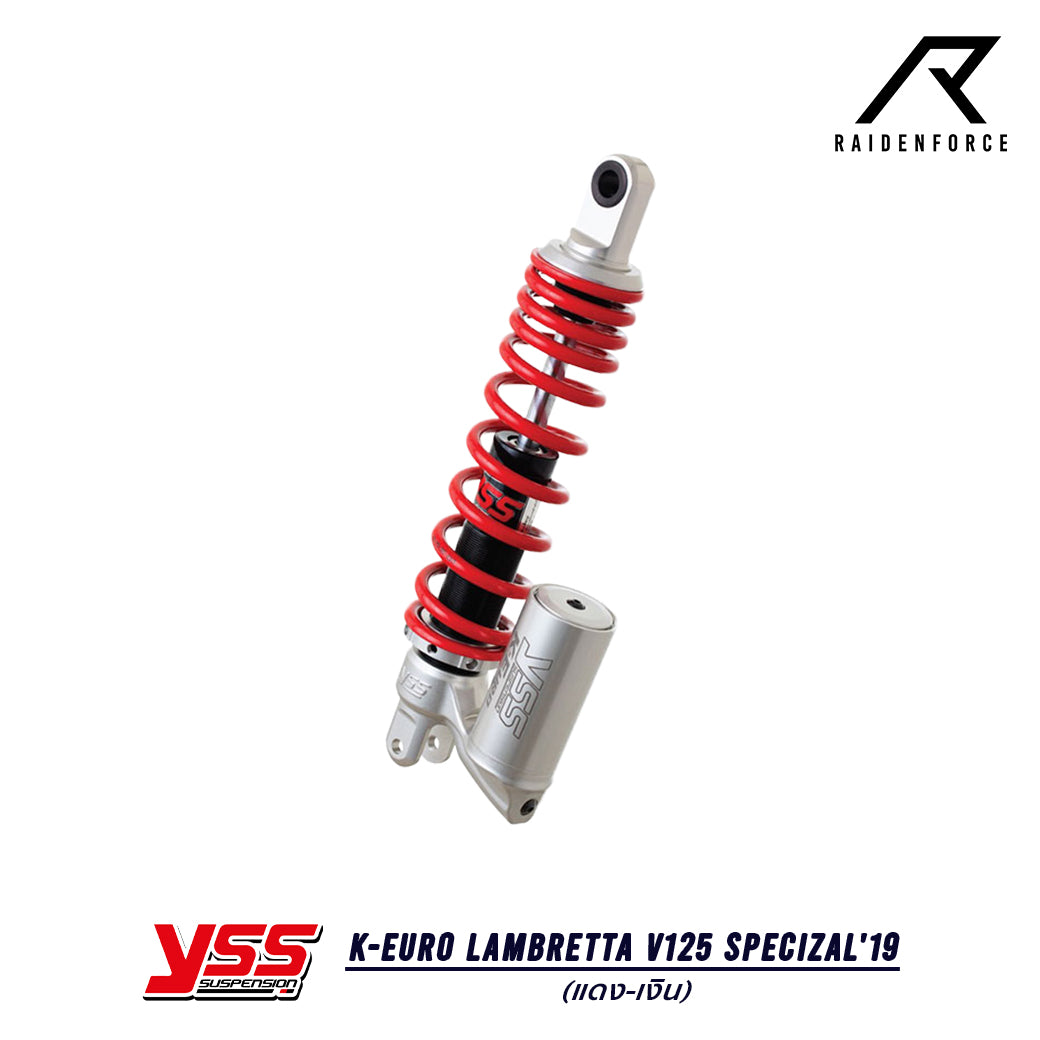 Shock YSS K-Euro Lambretta V125 Specizal'19 color red/silver