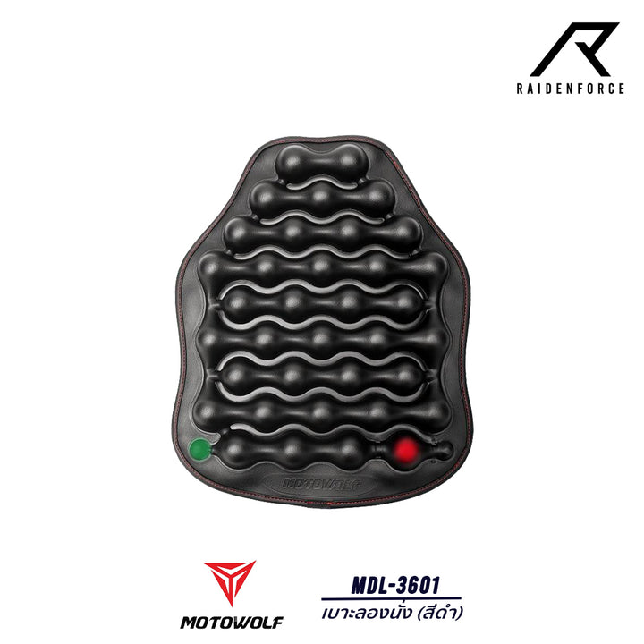 MOTOWOLF seat cushion, model MDL-3601, black