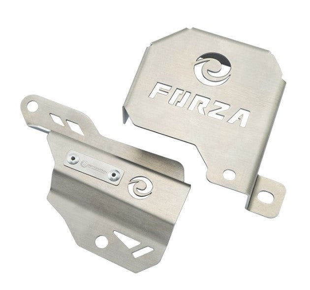Ignition coil cover + disc cable cover (stainless steel) REVOLUTION FORZA-300, FORZA-350 NEW