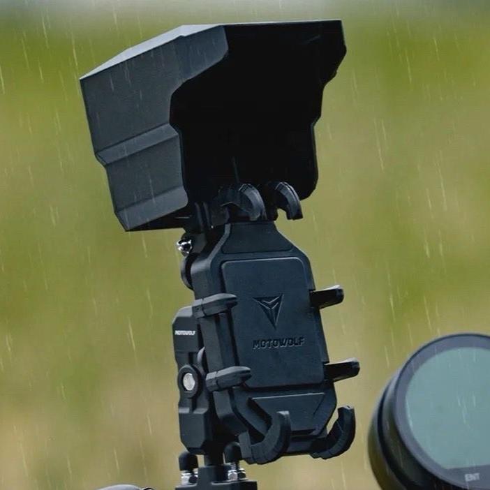 Sun Visor for MOTOWOLF Phone Holder MDL-4802 Black