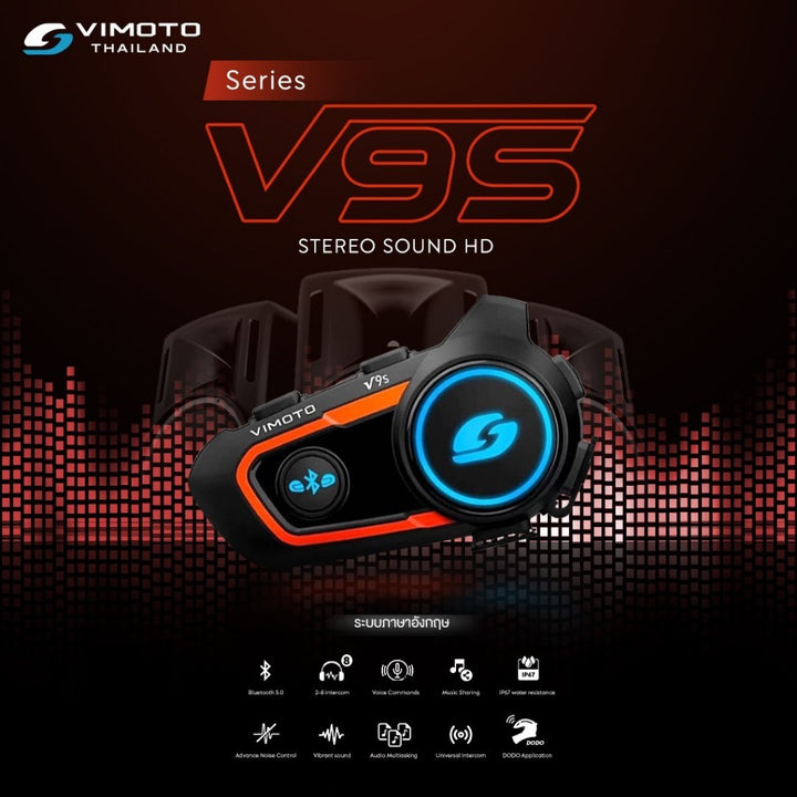 Vimoto v9s helmet bluetooth