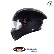 หมวกกันน็อค REAL Helmet Falcon พื้น-ดำด้าน