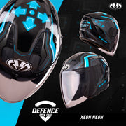 หมวกกันน็อค Raiden Defence Open face  Xeon Neon