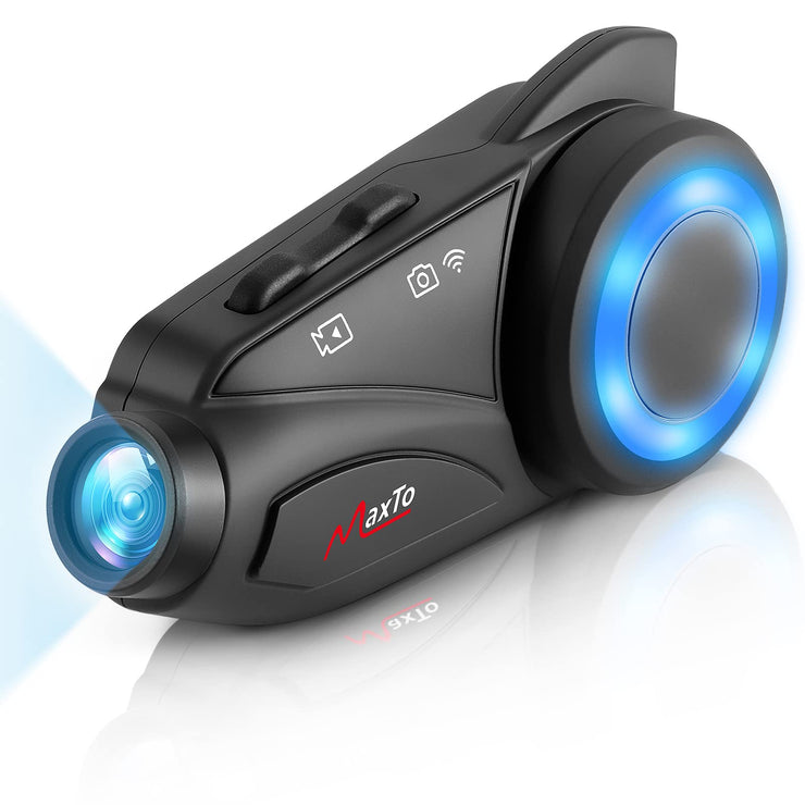 บลูทูธติดหมวกกันน็อค(มีกล้อง) VIMOTO Maxto M3