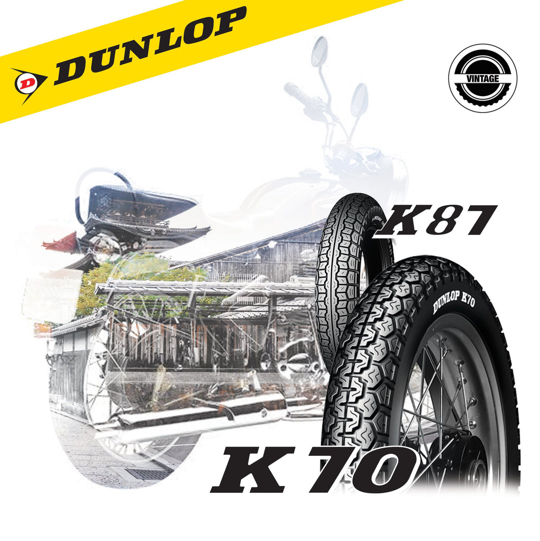 DUNLOP K87 outer tire (for 18,19 rim vehicles)